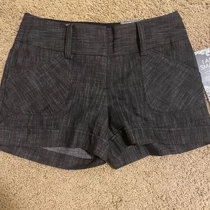 Maurices charcoal/black dress short, size 5/6